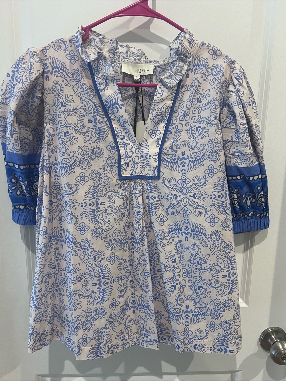 NWT The Florence Top by Pinch Size Large - 100% Cotton - Picture 1 of 16
